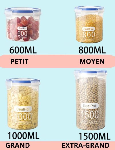 BOITE ALIMENTAIRE PLASTIQUE | Box - RR™ - Au Coeur Du Rangement