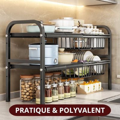 ORGANISATEUR SOUS ÉVIER | UnderPP™ - Au Coeur Du Rangement