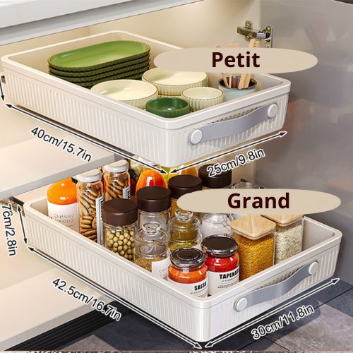 ORGANISATEUR TIROIR CUISINE | Perfect - Slide™ - Au Coeur Du Rangement