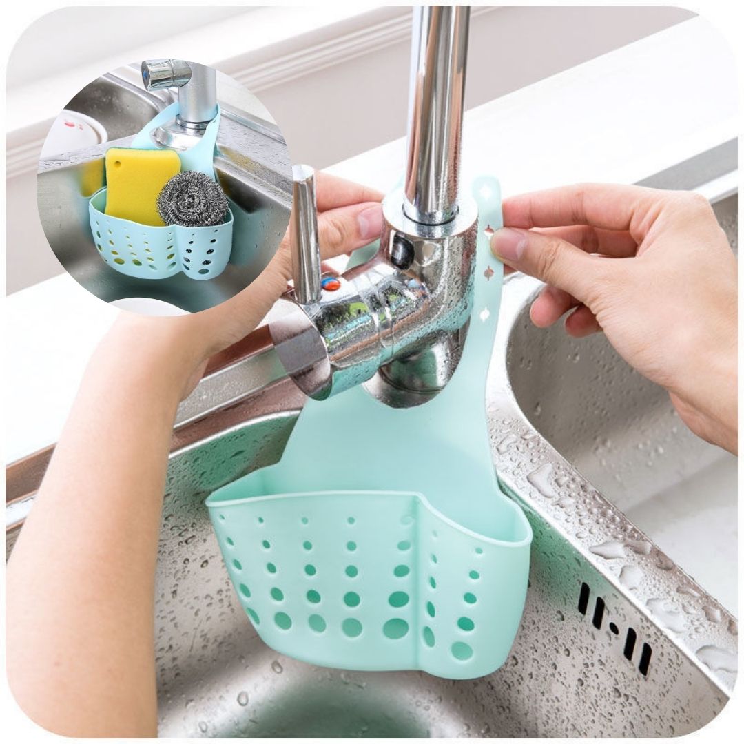 PORTE ÉPONGE ÉVIER | Caout - Sponge™ - Au Coeur Du Rangement