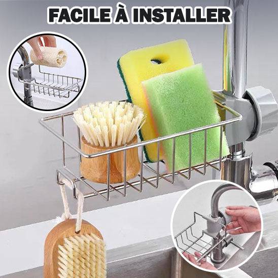 superbe porte éponge ajustable sur votre robinet