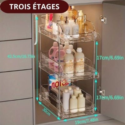 RANGEMENT SOUS EVIER | UnderClear™ - Au Coeur Du Rangement