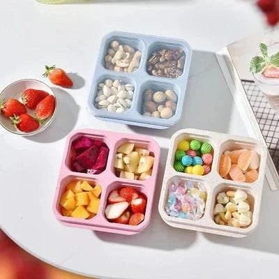 belle boite de rangement en plastique de qualité avec compartiment, idéal pour les lunch de petit et grand