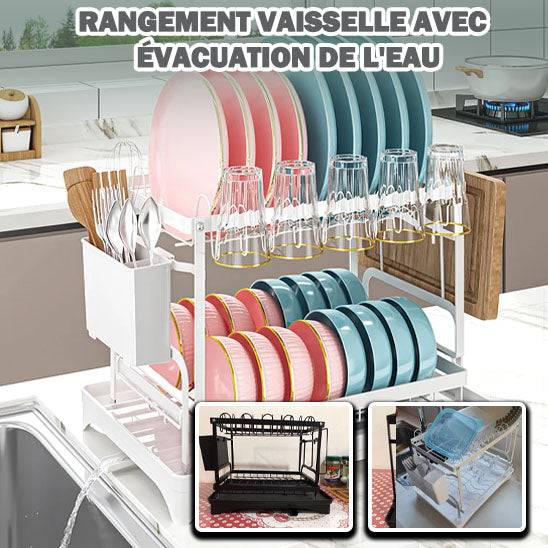 Superbe égouttoir a vaisselle de luxe 