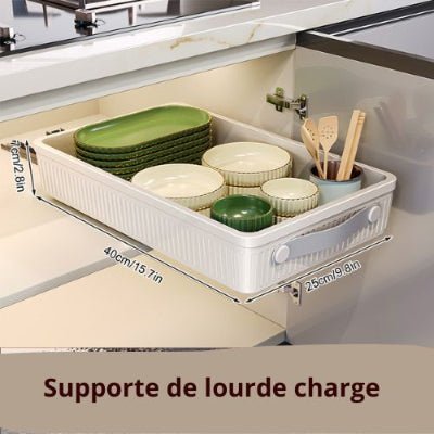 ORGANISATEUR TIROIR CUISINE | Perfect - Slide™ - Au Coeur Du Rangement