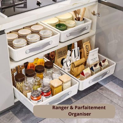 ORGANISATEUR TIROIR CUISINE | Perfect - Slide™ - Au Coeur Du Rangement