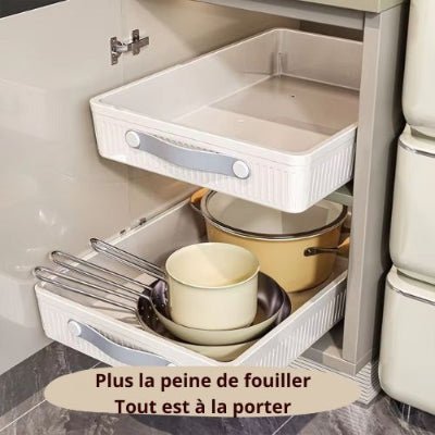 ORGANISATEUR TIROIR CUISINE | Perfect - Slide™ - Au Coeur Du Rangement