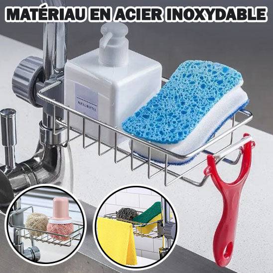 superbe porte éponge ajustable sur votre robinet