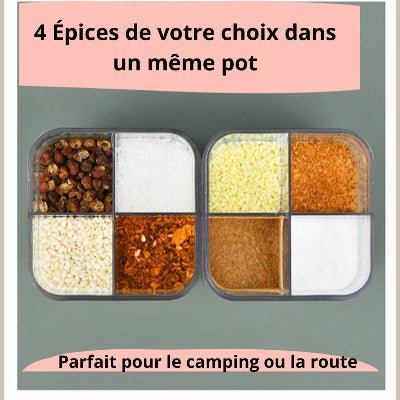 POTS A EPICES | Square - SP™ - Au Coeur Du Rangement