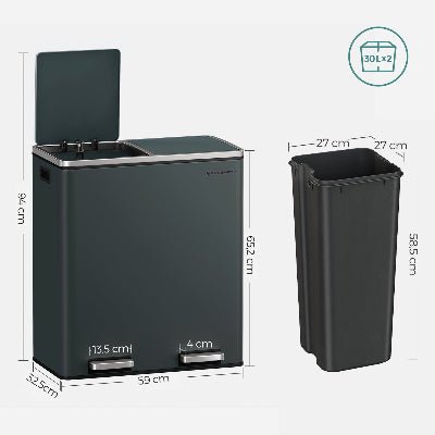 POUBELLE CUISINE | DD - Trash™ - Au Coeur Du Rangement