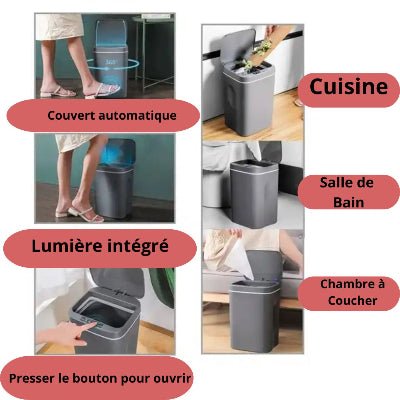 POUBELLE CUISINE | Trash - Auto™ - Au Coeur Du Rangement