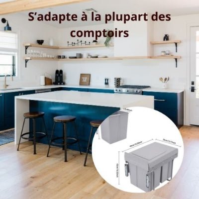 POUBELLE SOUS EVIER | UnderDT™ - Au Coeur Du Rangement