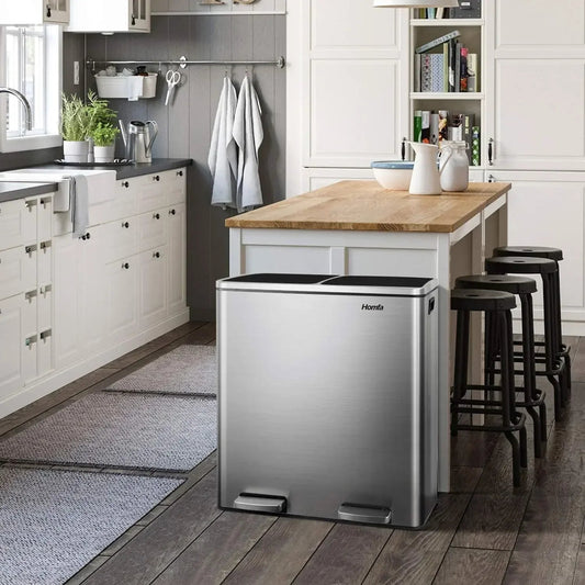 POUBELLES DE CUISINE | Double - TT - Au Coeur Du Rangement