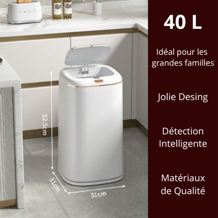 POUBELLES DE CUISINE | Intel - Trash01™ - Au Coeur Du Rangement