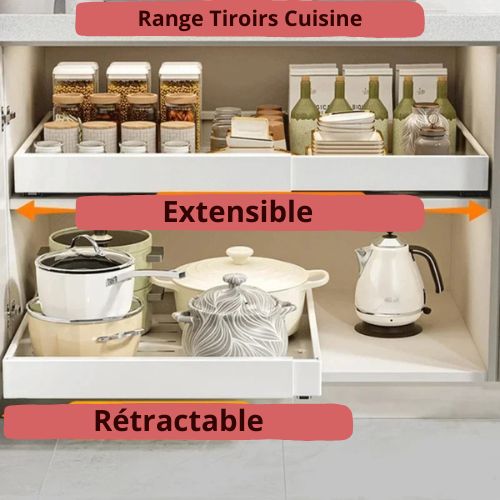 RANGE TIROIRS CUISINE | Slide - KK™ - Au Coeur Du Rangement
