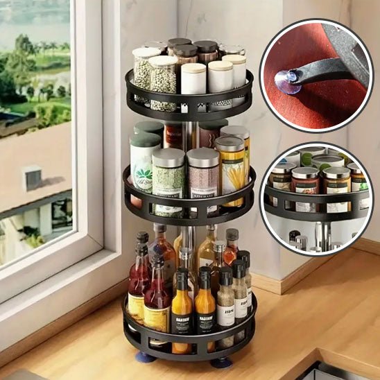 super plateau rangement à épices et à vinaigrettes