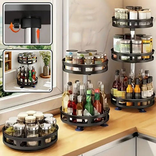 super plateau rangement à épices et à vinaigrettes
