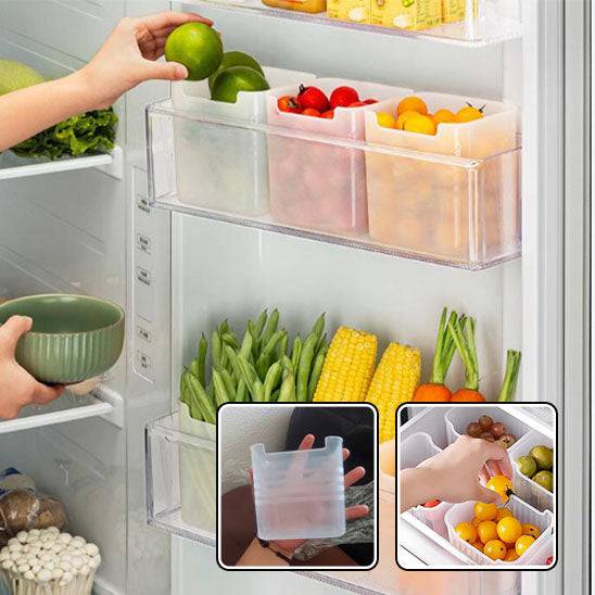 ultra pratique , ces rangement plastique de qualité aidera grandement à l'organisation de vos frigo