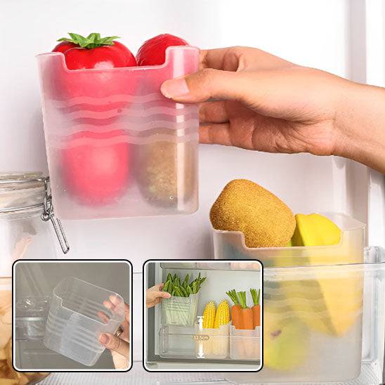ultra pratique , ces rangement plastique de qualité aidera grandement à l'organisation de vos frigo