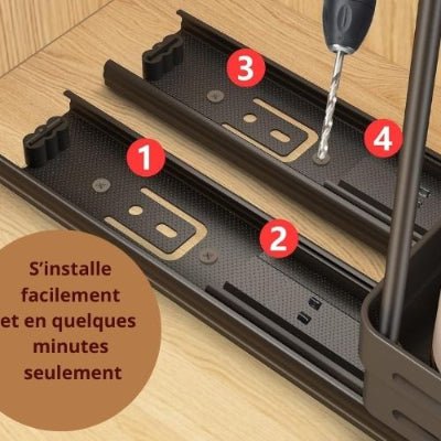 TIROIR COULISSANT | Sliding - Kit™ - Au Coeur Du Rangement
